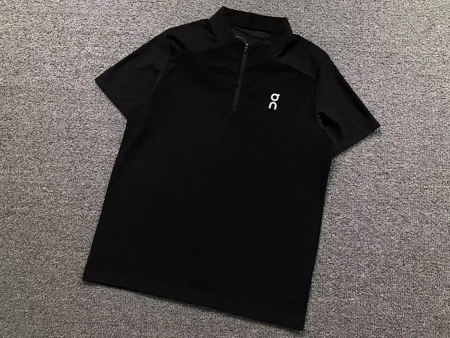 On Shirts Short-Sleeve Quarter-Zip Polo Shirt product detail image 6