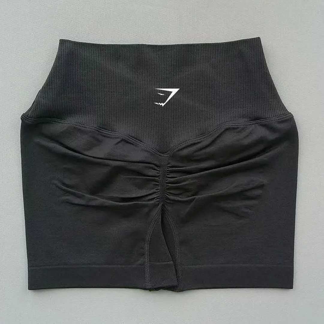 Gymshark Shorts High-Waisted Ribbed Scrunch Seamless image 9