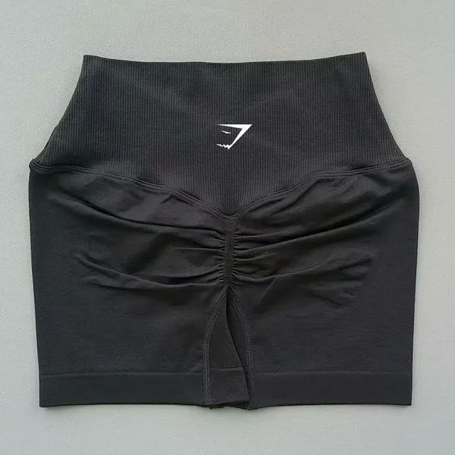Gymshark Shorts High-Waisted Ribbed Scrunch Seamless product detail image 9