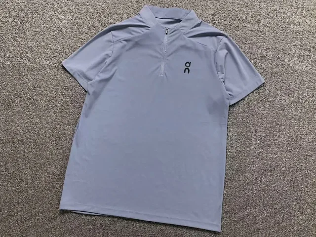 On Shirts Short-Sleeve Quarter-Zip Polo Shirt product detail image 4