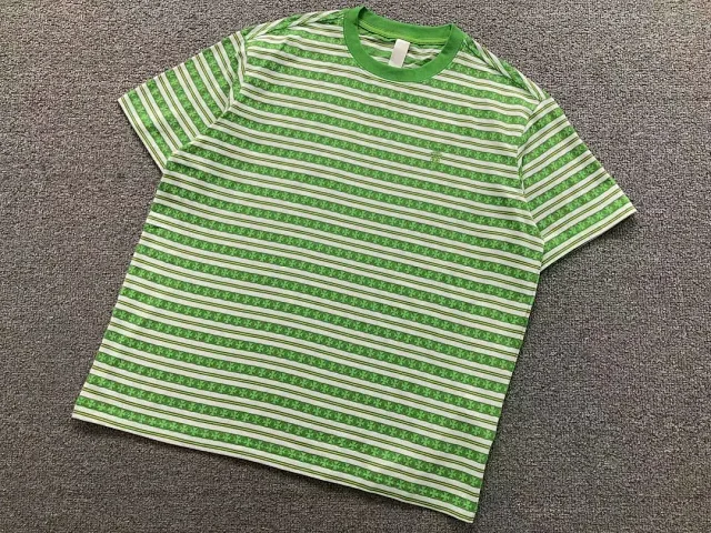 Unbranded T-Shirts Striped short-sleeve crewneck T-shirt product detail image 5