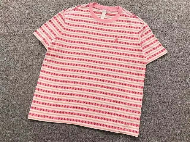 Unbranded T-Shirts Striped short-sleeve crewneck T-shirt product detail image 2