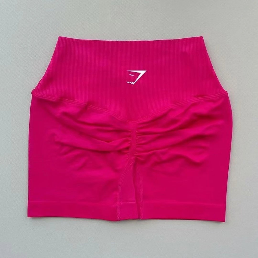Gymshark Shorts High-Waisted Ribbed Scrunch Seamless image 8