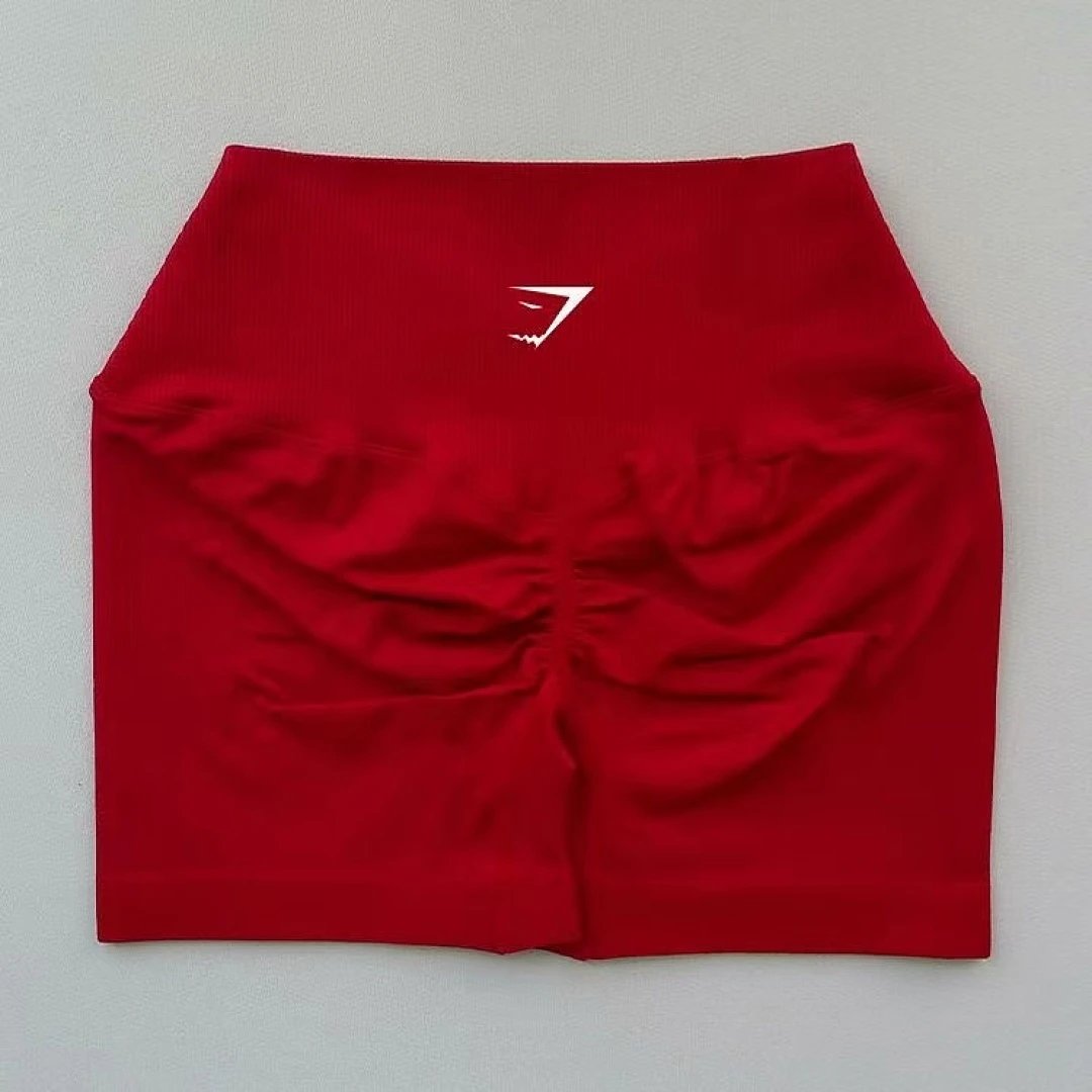 Gymshark Shorts High-Waisted Ribbed Scrunch Seamless image 6