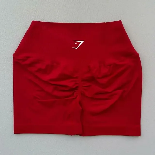 Gymshark Shorts High-Waisted Ribbed Scrunch Seamless product detail image 6