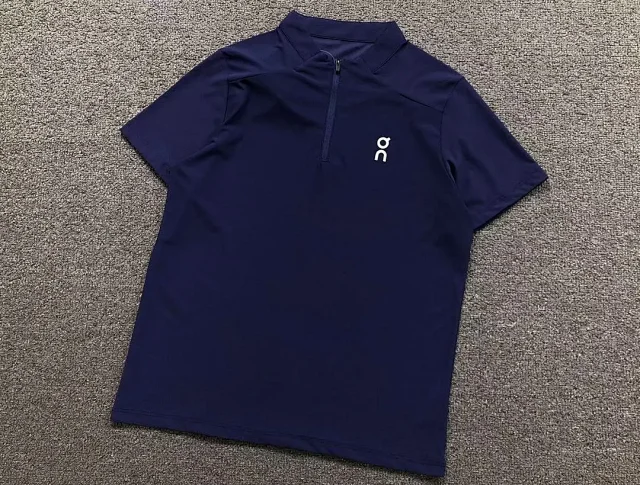 On Shirts Short-Sleeve Quarter-Zip Polo Shirt product detail image 5