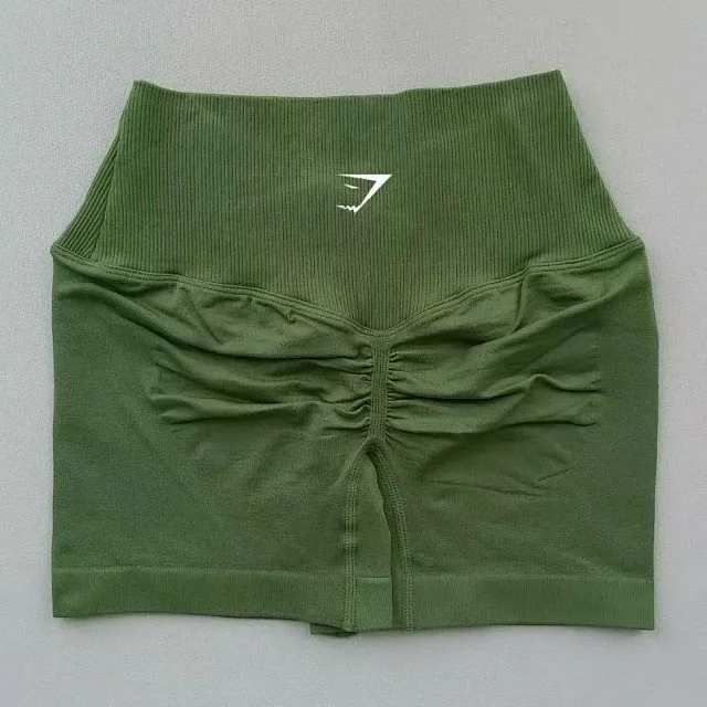 Gymshark Shorts High-Waisted Ribbed Scrunch Seamless product detail image 11