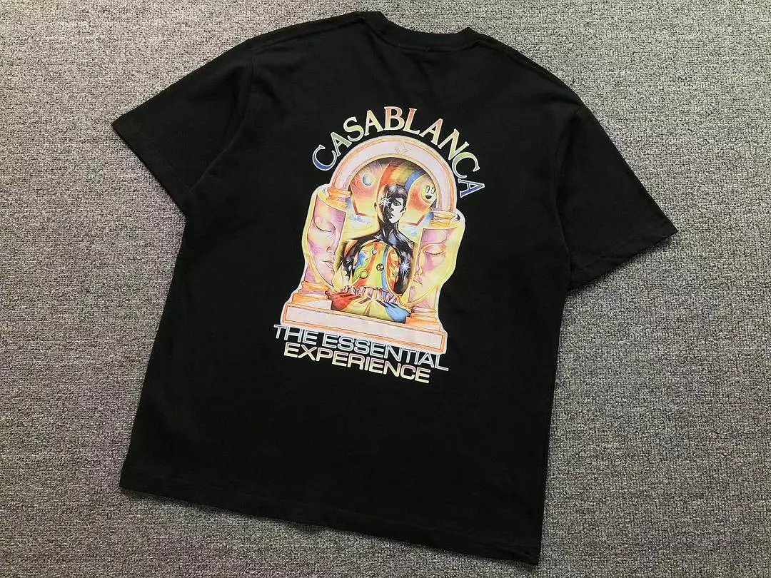 Casablanca Graphic T-Shirt and Drawstring Shorts Set image 3