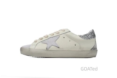 Metallic Silver Heel
