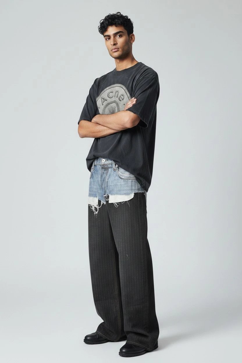 OOTD时尚牛仔裤和短袖 — W2CFinds curated find