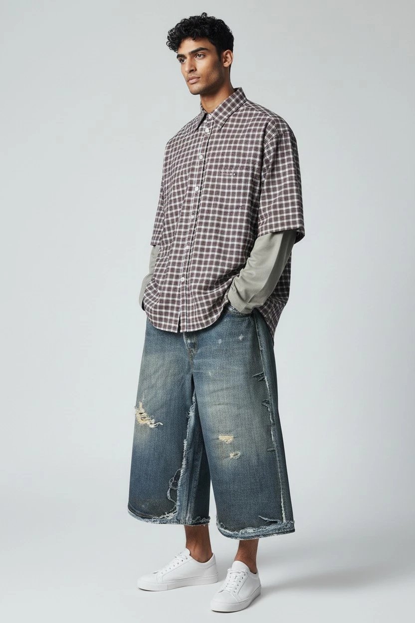 OOTD时尚polo牛仔短裤 — W2CFinds curated find