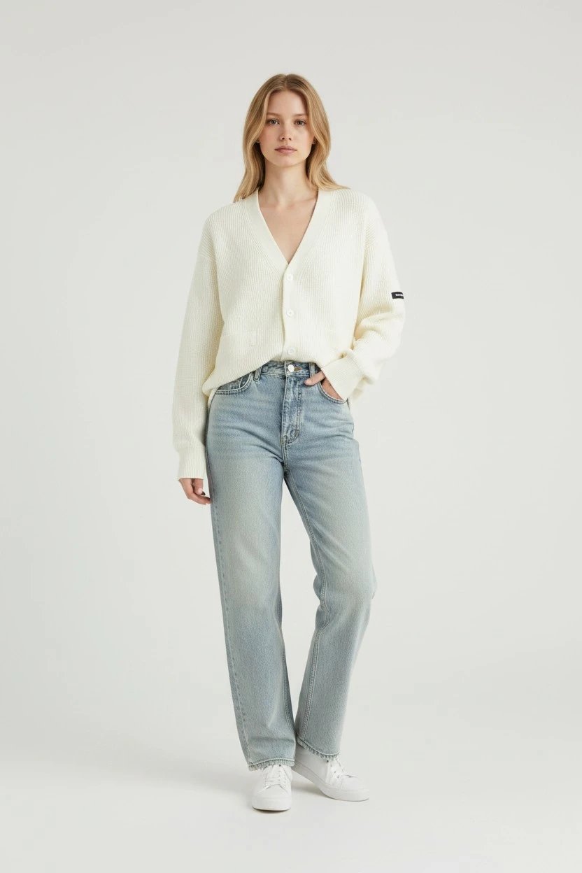 OOTD时尚针织衫和牛仔裤 — W2CFinds curated find