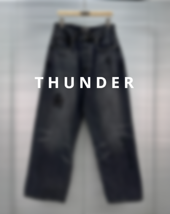 Washed Black Printed Pants