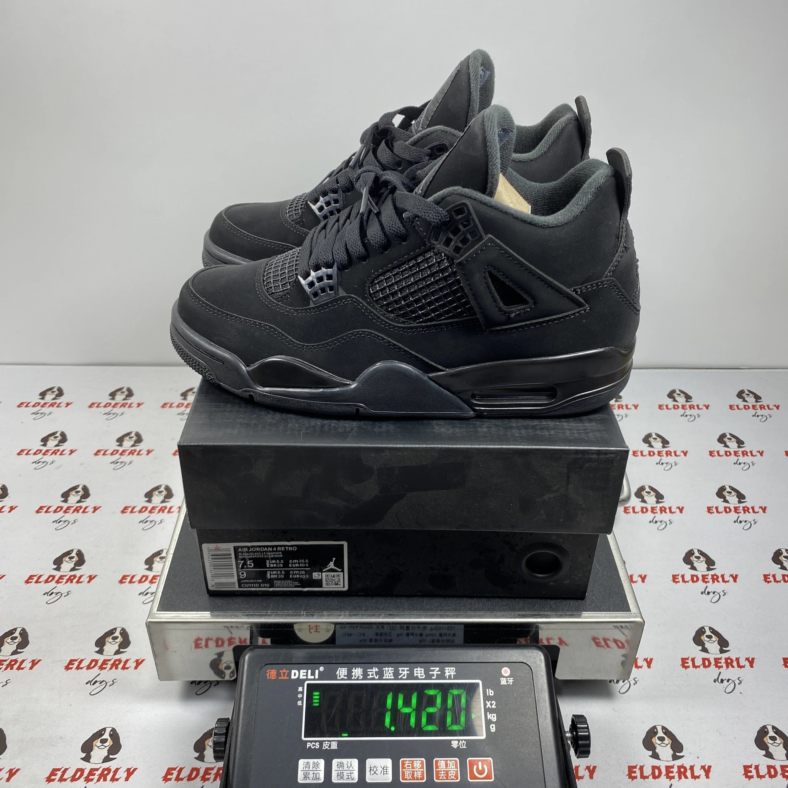 Jordan 4 Retro Black Cat CU1110-010