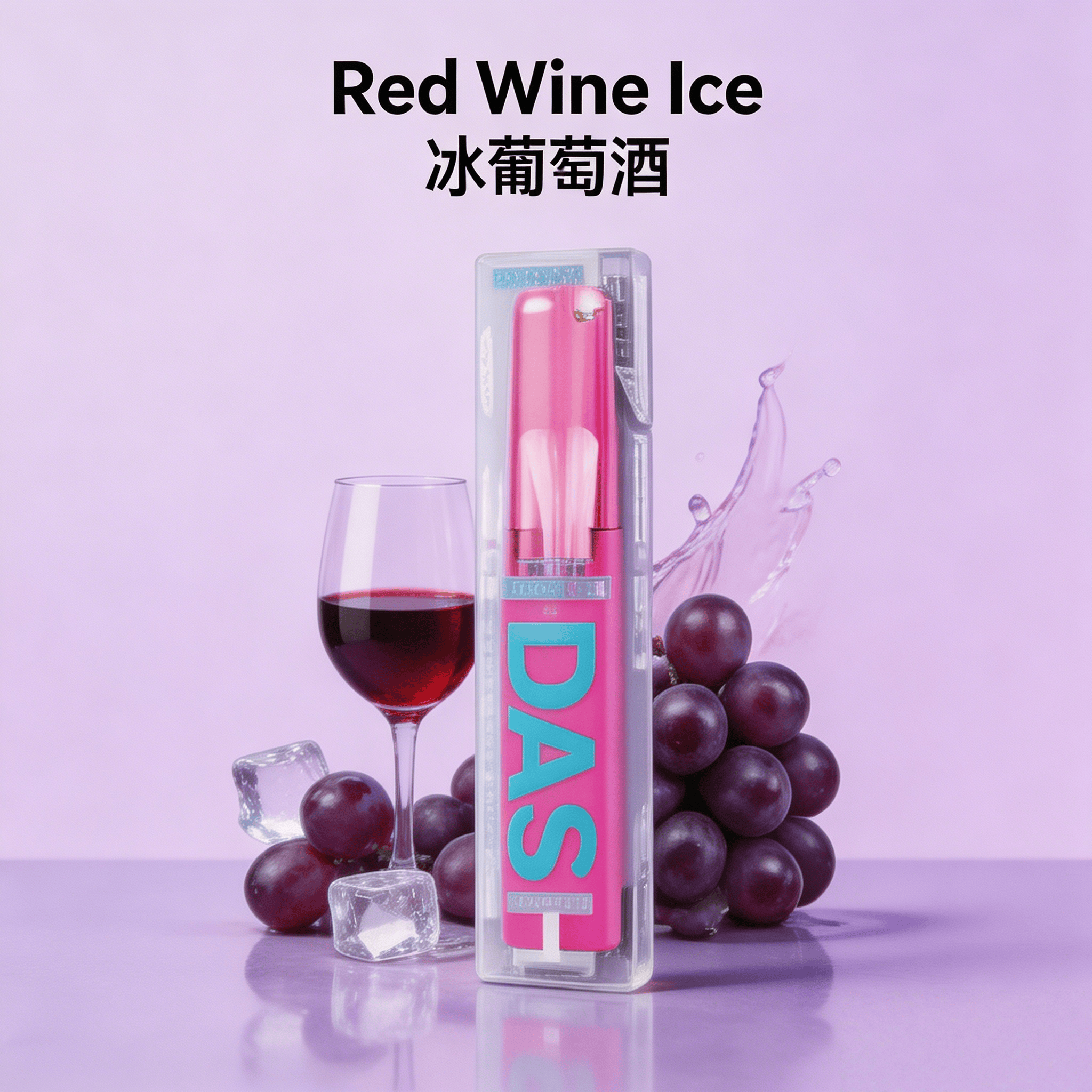DASH Red Wine Ice Disposable Vape