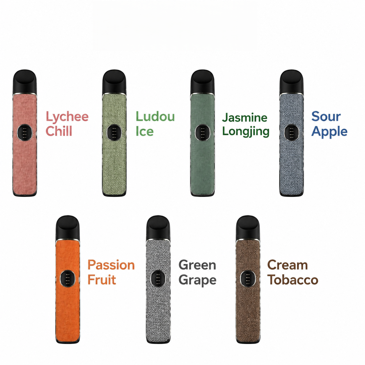 Disposable Vape Device Cream Tobacco Brown Textured Finish - 4