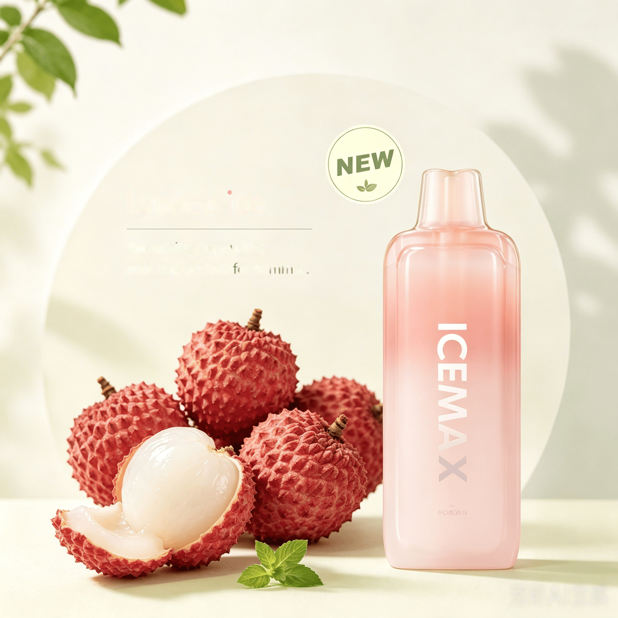 ICEMAX Lychee Ice Disposable Vape Pink