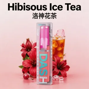 DASH Hibiscus Ice Tea Lip Oil Pink