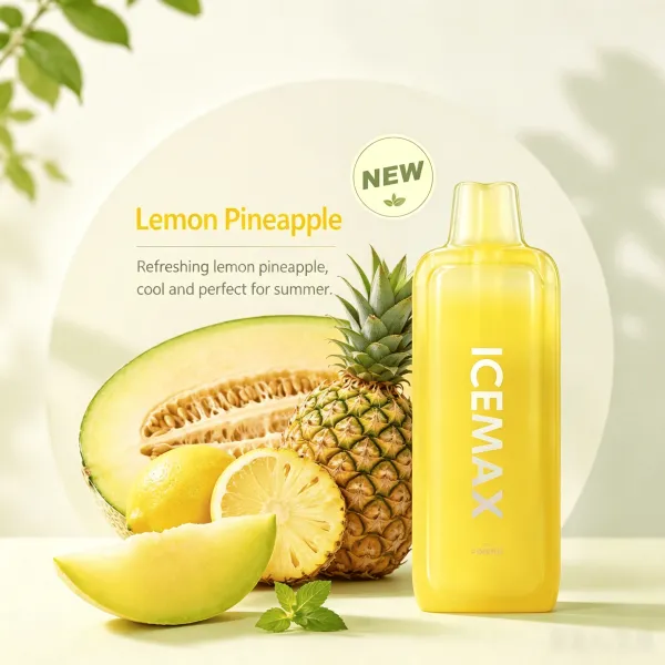 ICEMAX Lemon Pineapple Disposable Vape whatsapp:+44 7784 284502 - 1
