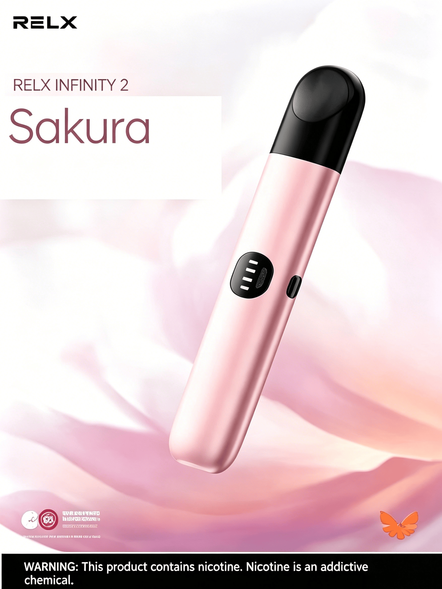 RELX Infinity 2 Sakura Pink Vape Device