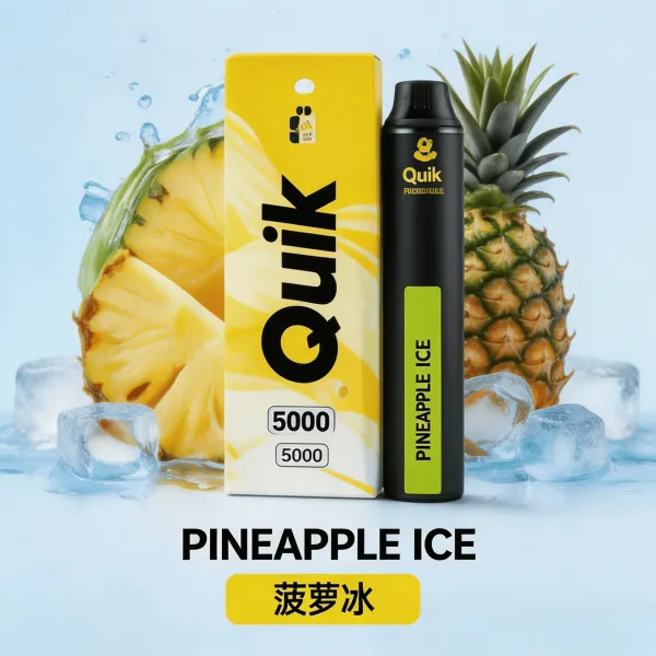 Quik Pineapple Ice Disposable Vape whatsapp:+44 7784 284502 - 1