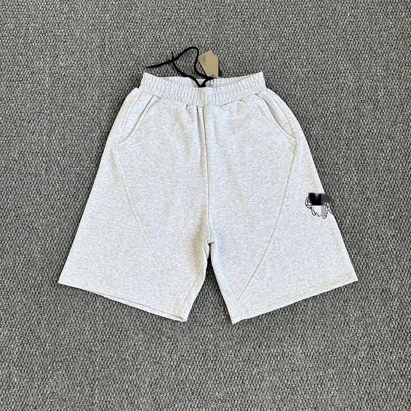 Heather Gray Drawstring Waist休闲运动短裤