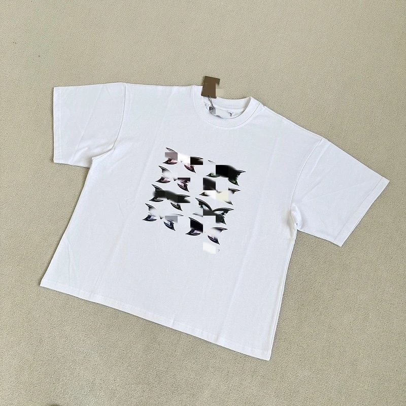 White Graphic Print Oversized T-Shirt