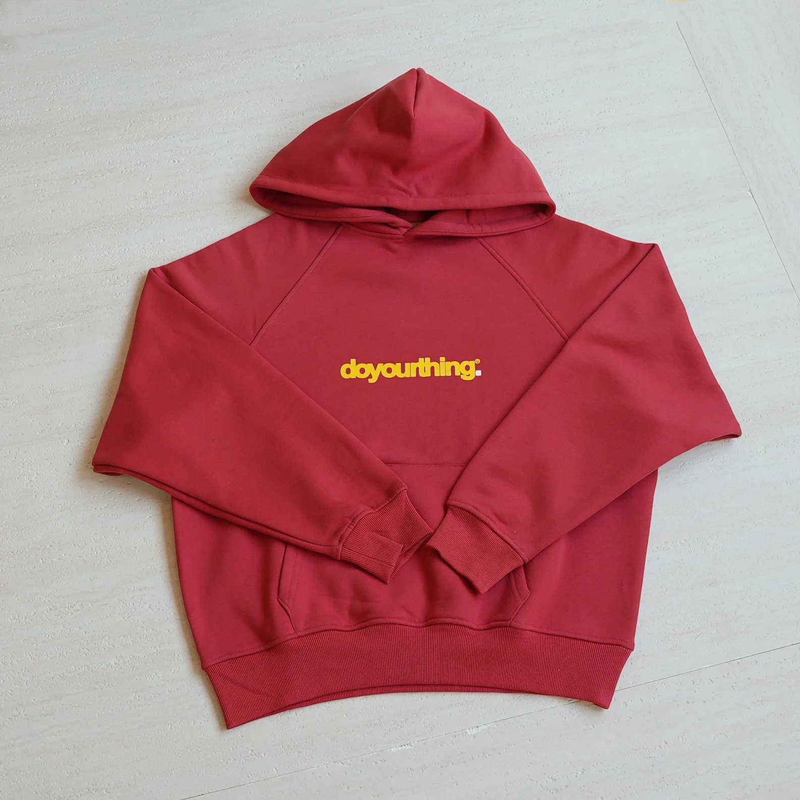 Doyourthing Hooded Sweatshirt Red Streetwear