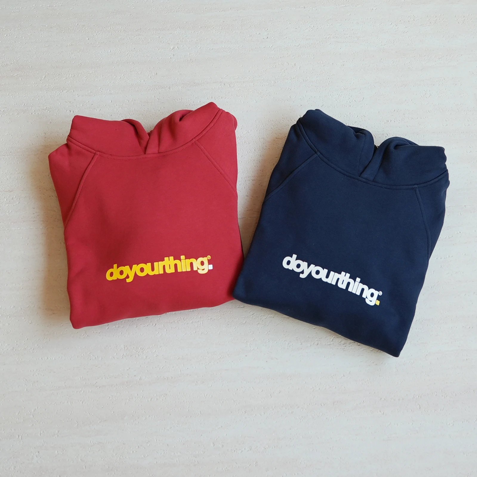 Doyourthing Hooded Sweatshirt Red Casual