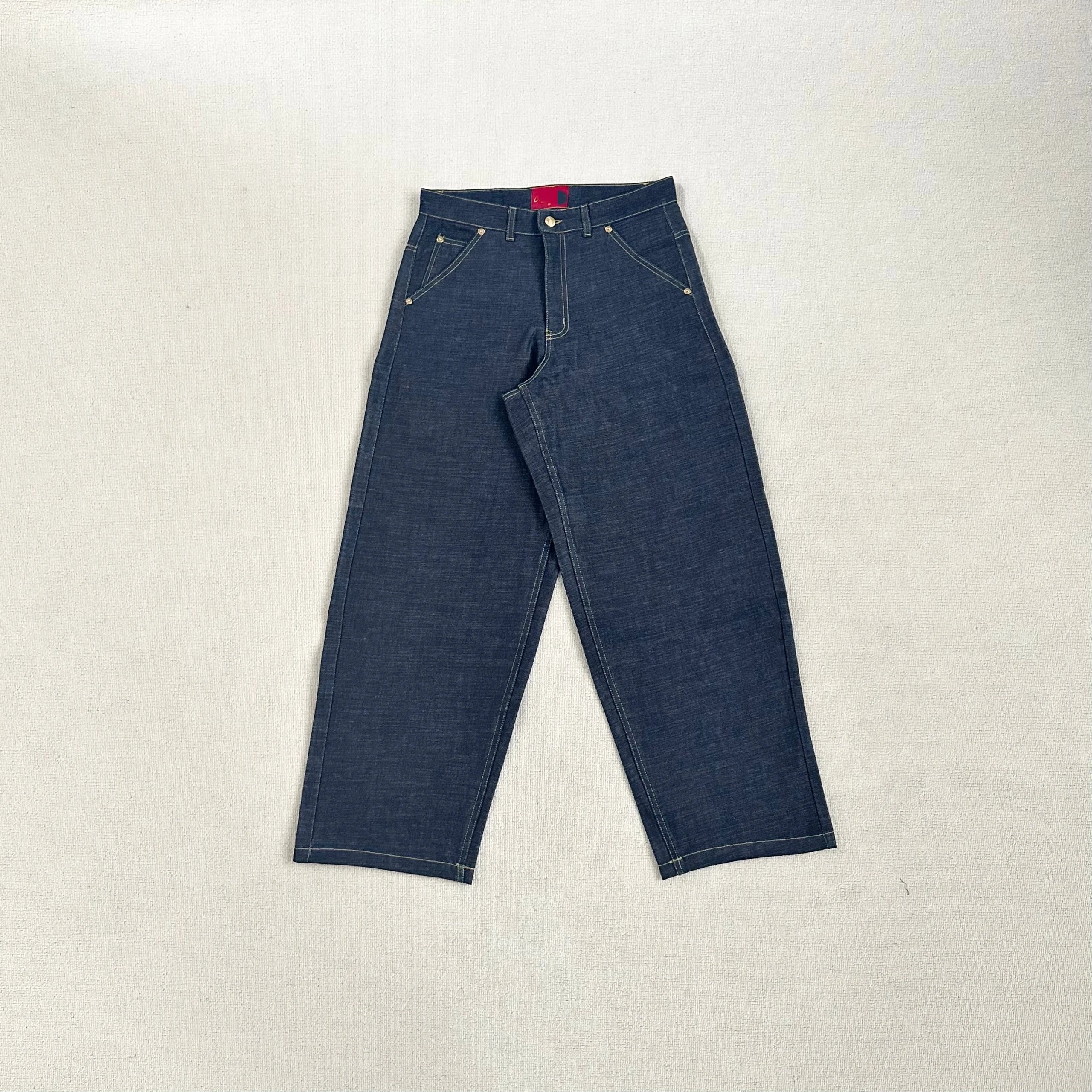 Denim Wide Leg Blue Relaxed Fit Jeans
