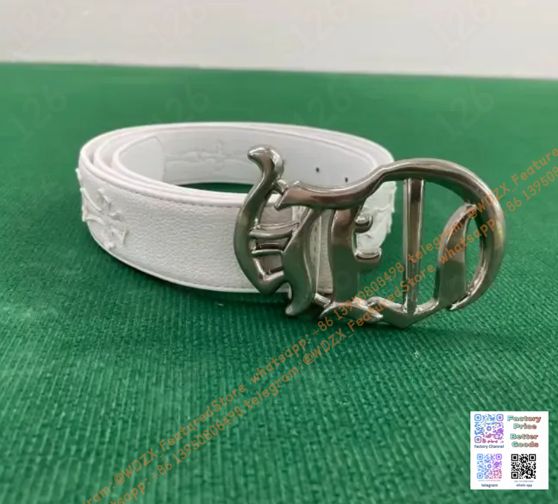 Unbranded Belts Decorative cross-motif buckle belt image 8