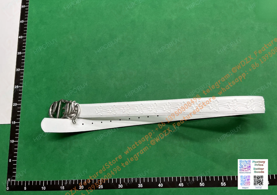 Unbranded Belts Decorative cross-motif buckle belt image 4