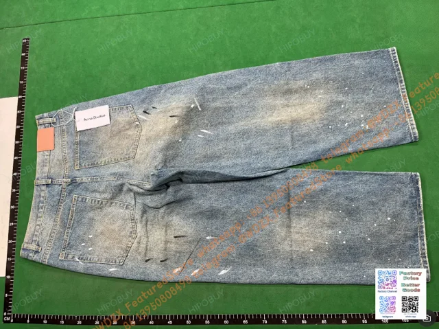 Acne Studios Jeans Distressed Wide-Leg product detail image 5