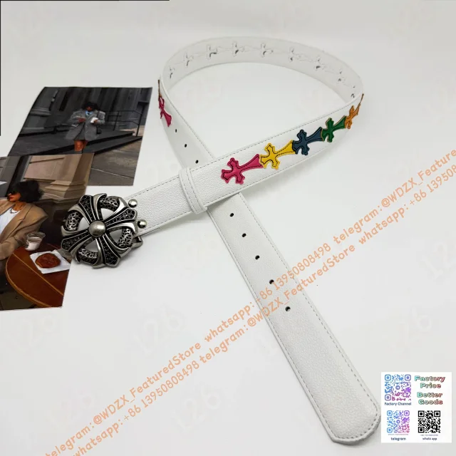 Unbranded Belts Decorative cross-motif buckle belt product detail image 78
