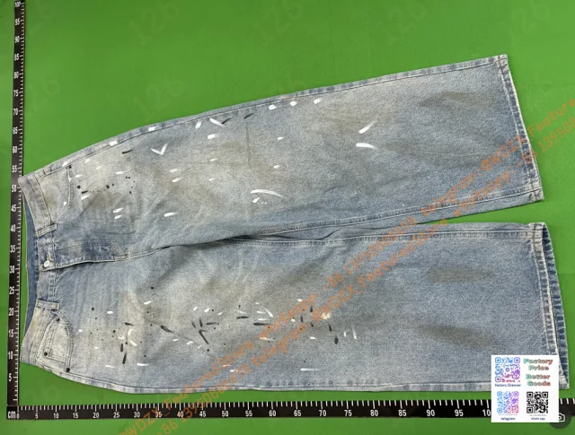 Acne Studios Jeans Distressed Wide-Leg product detail image 21