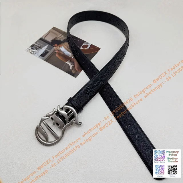 Unbranded Belts Decorative cross-motif buckle belt product detail image 61