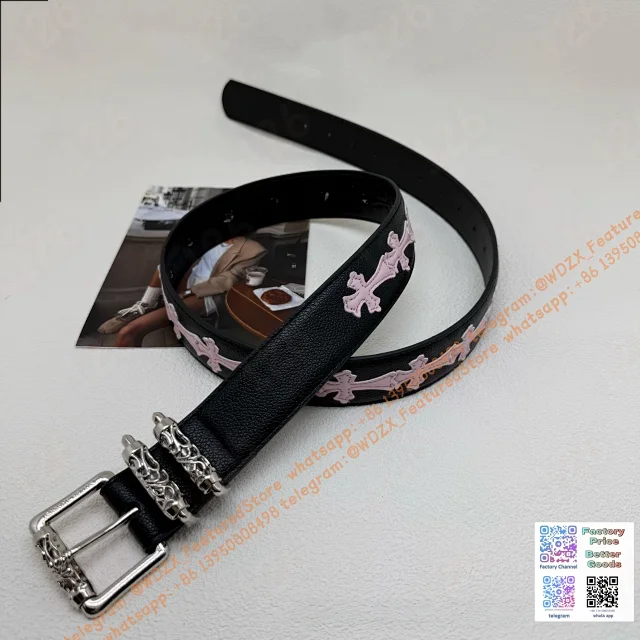 Unbranded Belts Decorative cross-motif buckle belt product detail image 35