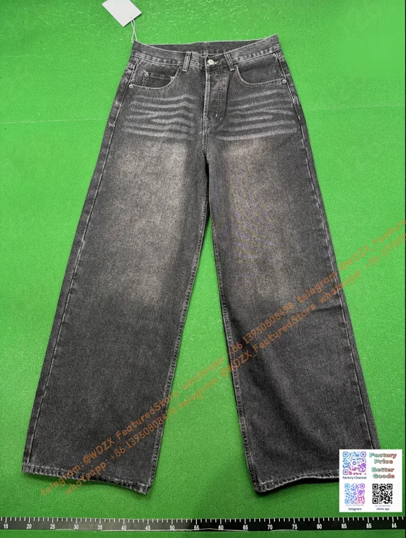 Acne Studios Jeans Distressed Wide-Leg product detail image 6