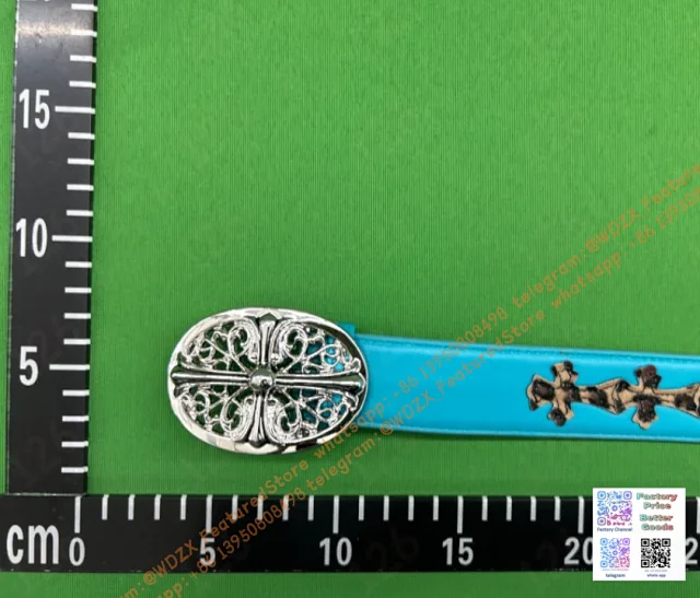 Unbranded Belts Decorative cross-motif buckle belt product detail image 24