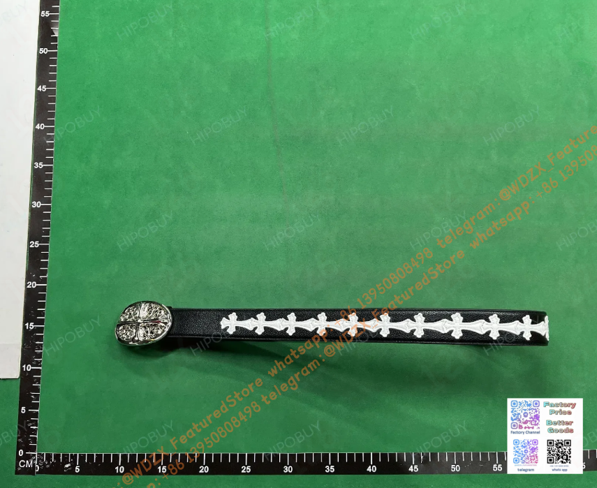 Unbranded Belts Decorative cross-motif buckle belt image 9