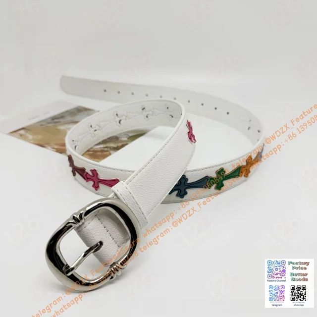 Unbranded Belts Decorative cross-motif buckle belt product detail image 45