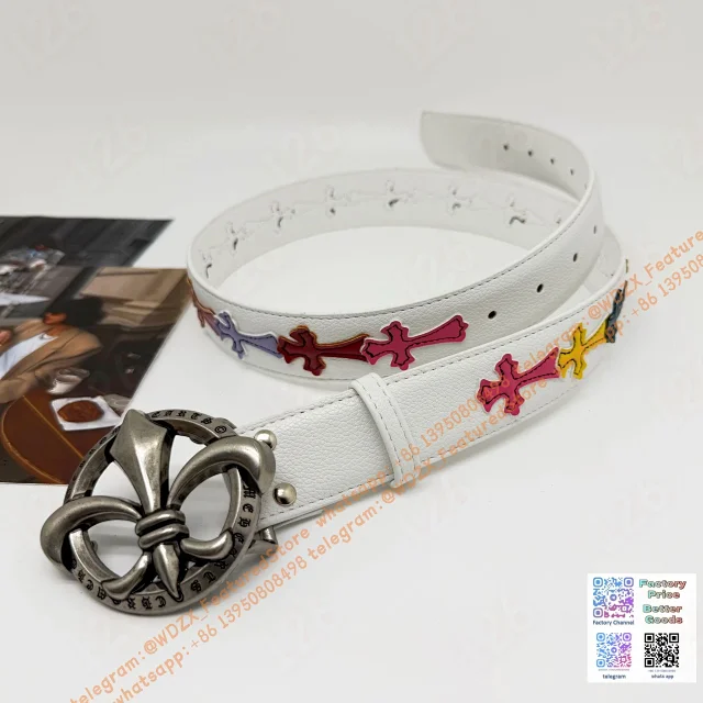 Unbranded Belts Decorative cross-motif buckle belt product detail image 80
