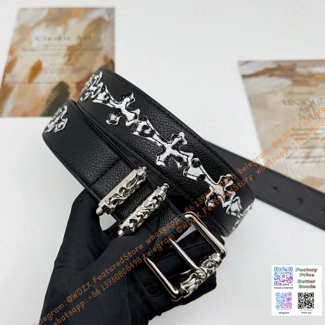 Unbranded Belts Decorative cross-motif buckle belt product detail image 34
