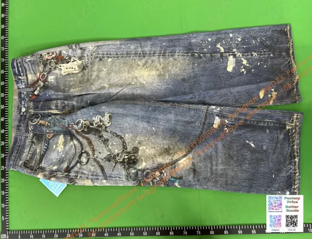 Acne Studios Jeans Distressed Wide-Leg product detail image 20