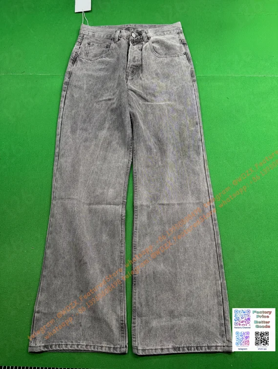 Acne Studios Jeans Distressed Wide-Leg product detail image 12