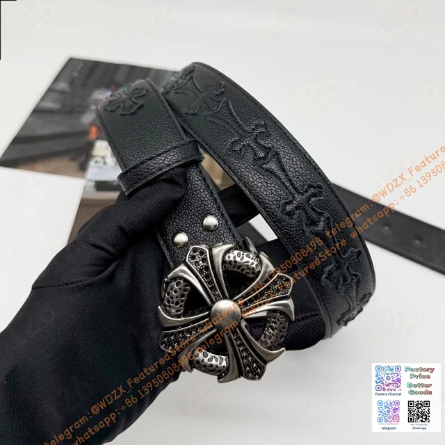 Unbranded Belts Decorative cross-motif buckle belt product detail image 72