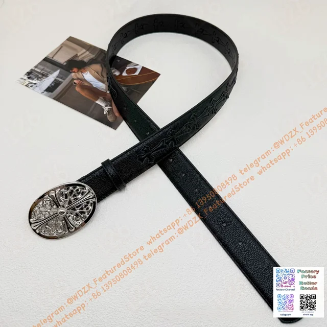 Unbranded Belts Decorative cross-motif buckle belt product detail image 60