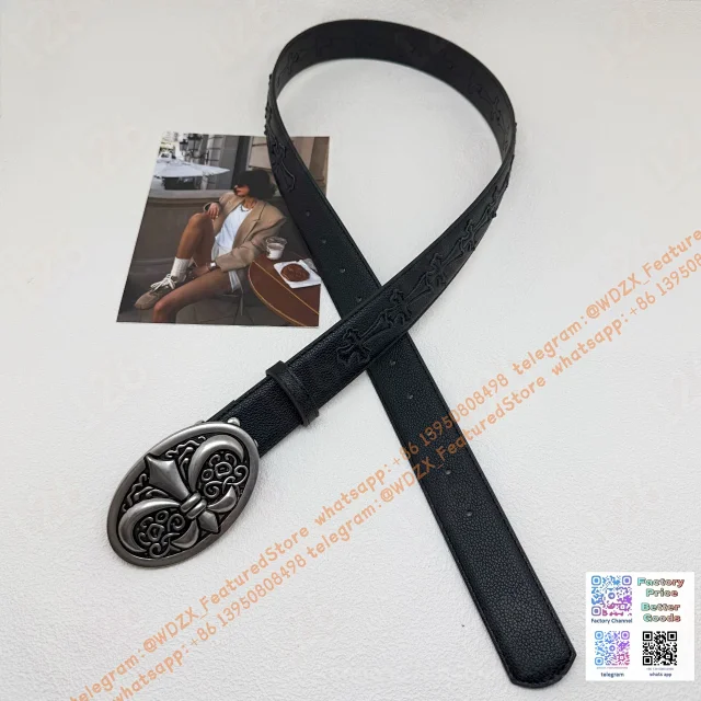 Unbranded Belts Decorative cross-motif buckle belt product detail image 58