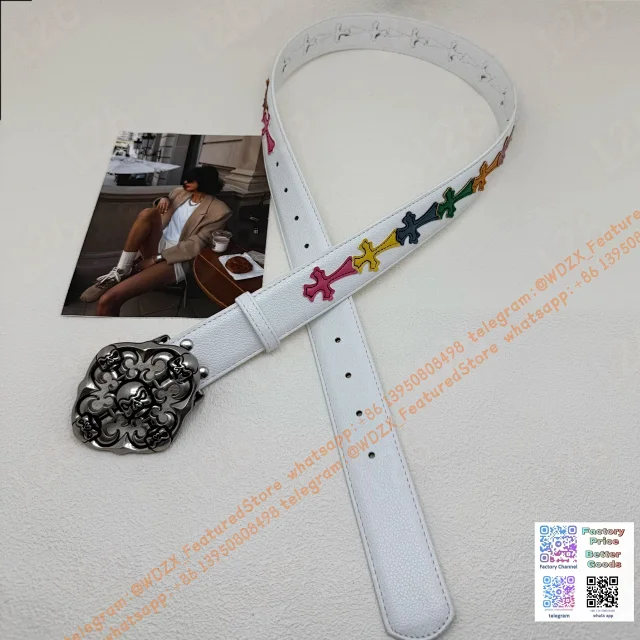 Unbranded Belts Decorative cross-motif buckle belt product detail image 51