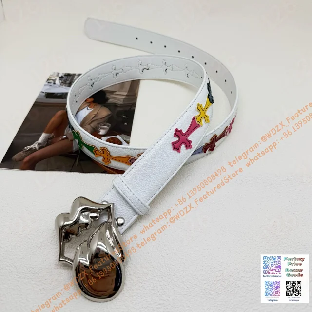 Unbranded Belts Decorative cross-motif buckle belt product detail image 68